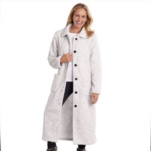 NWOT Longline Berber Coat by Easy Essentials, Size XL